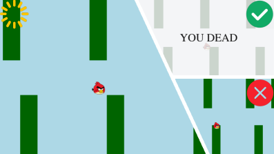 Figure 1: GUI 코드 생성 시 발생하는 논리 오류 예시