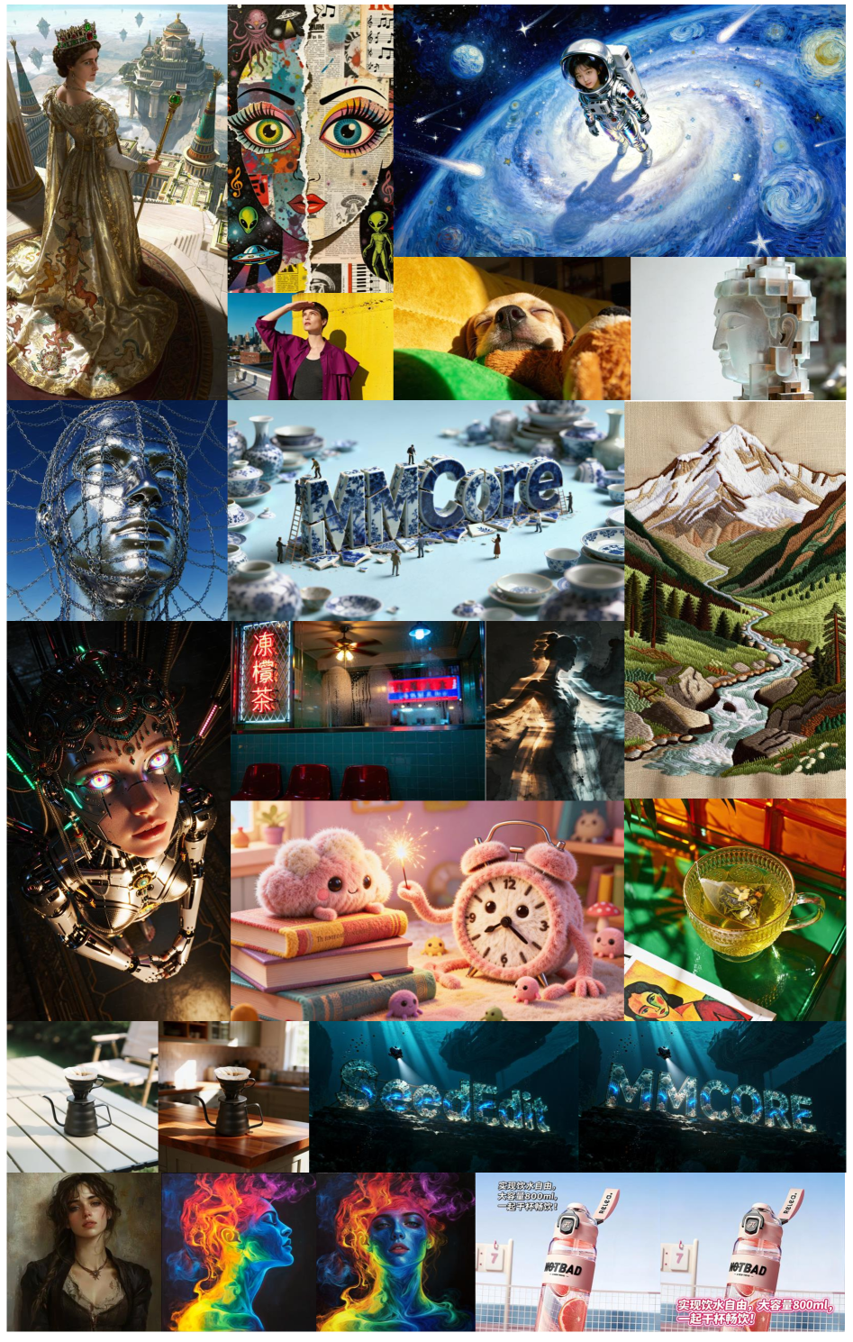 Figure 4: MMCORE를 활용한 정밀 이미지 편집 예시