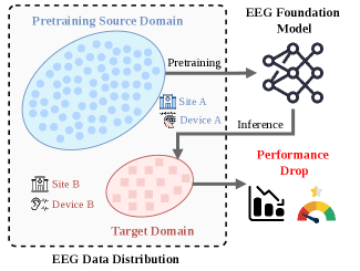Figure 1: EEG 모델의 분포 변화 문제