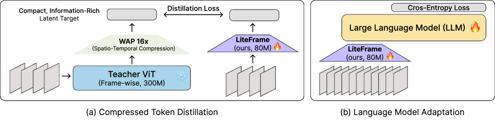 Figure 4: LiteFrame 학습 프레임워크 개요