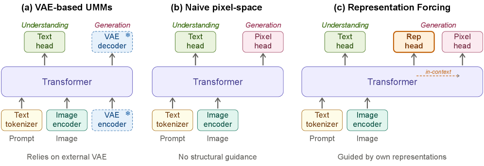 Figure 1: 아키텍처 비교: RF 모델의 구조적 특징