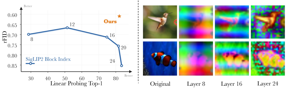 Figure 1: VFM 계층별 성능 trade-off