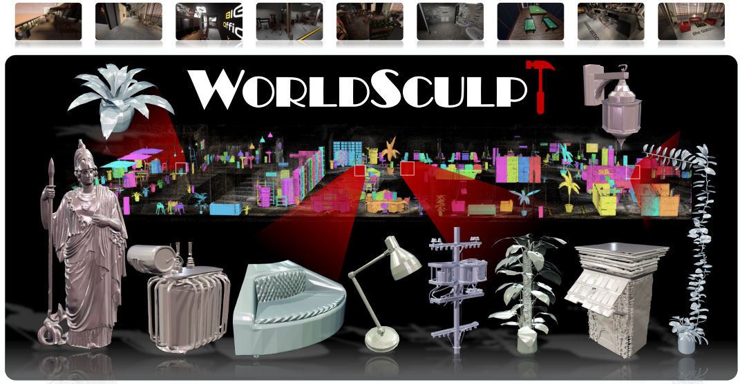 Figure 1: WorldSculpt 개요
